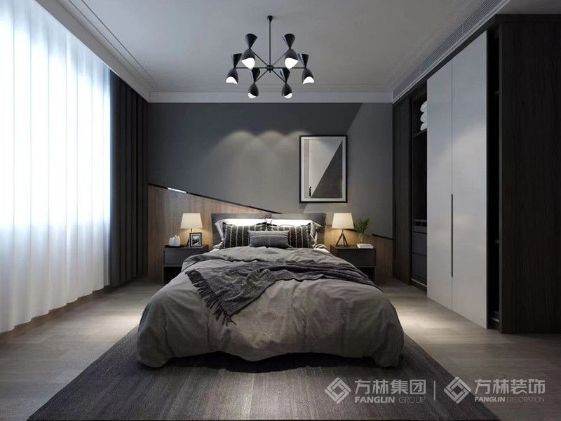 主卧设有梳妆台满足女主人的梳妆打扮
